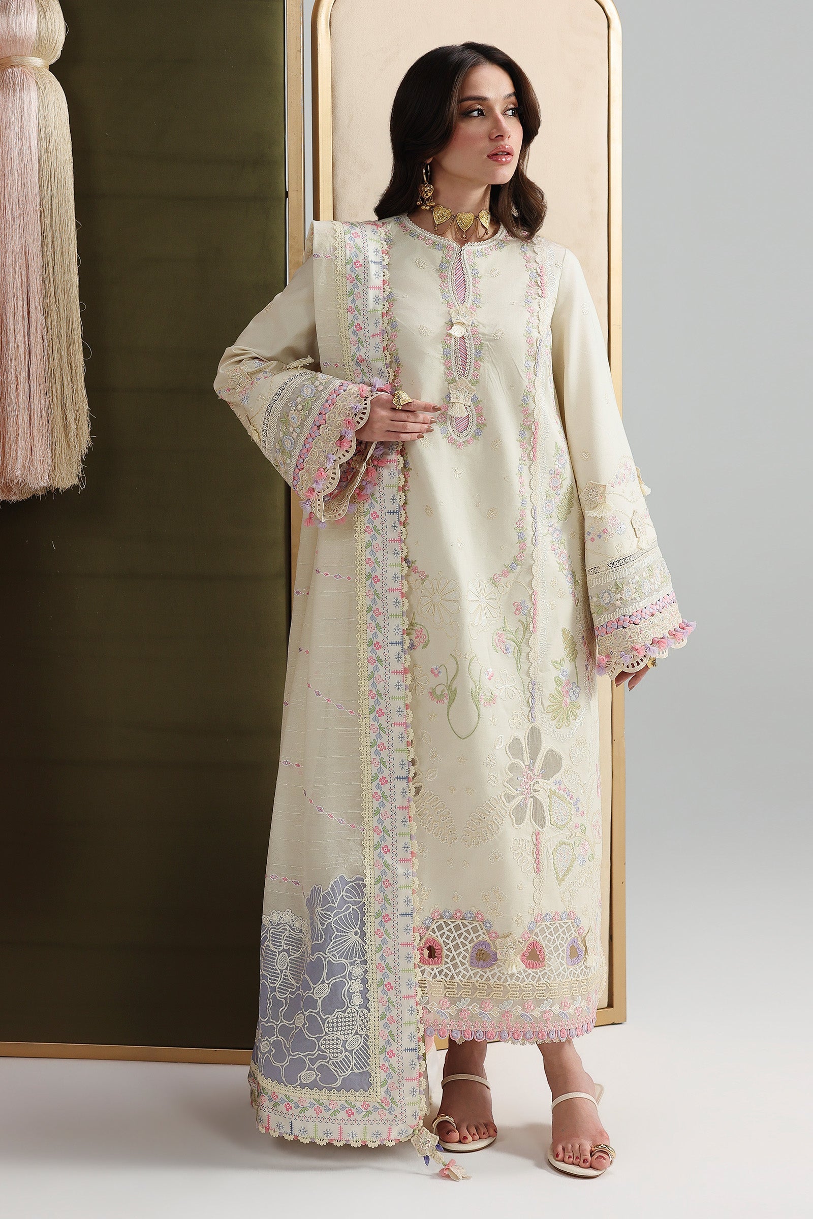 QFL-01 ELMA | Qalamkar  | Festive Lawn Collection 2026
