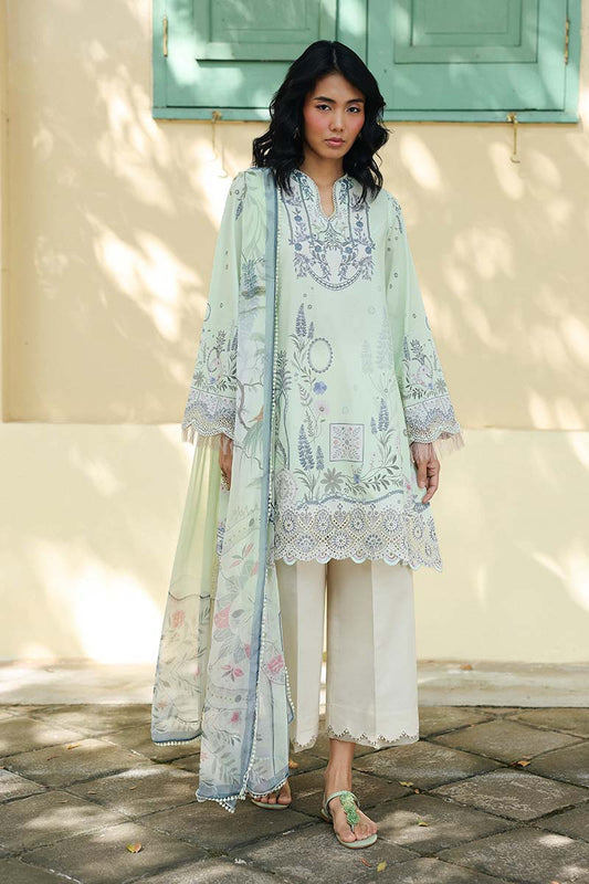 AX-04 (B) ASHA | Qalamkar| Qprints Lawn Unstitched Collection 2026