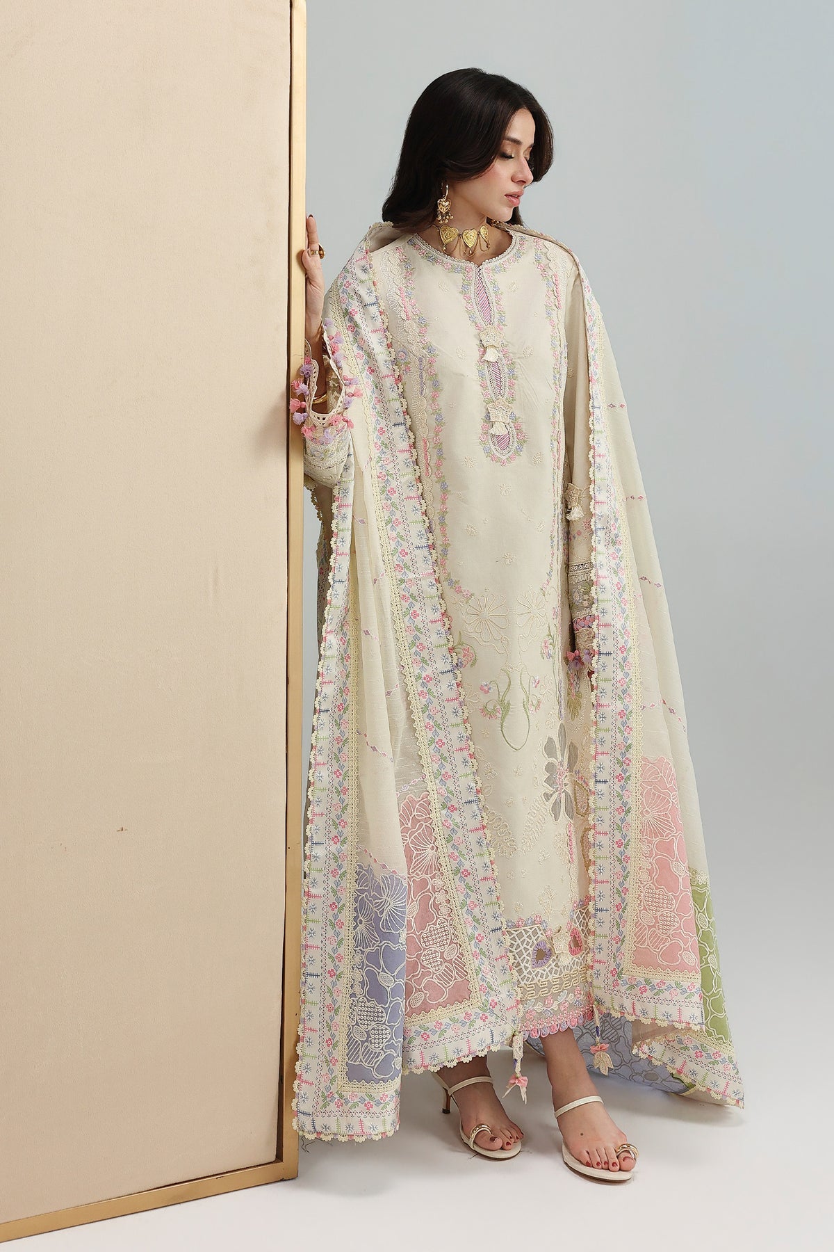 QFL-01 ELMA | Qalamkar  | Festive Lawn Collection 2026