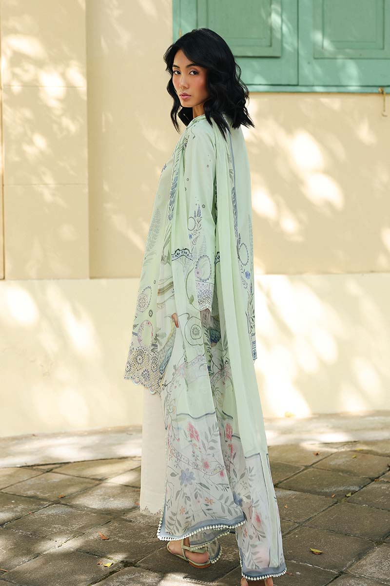 AX-04 (B) ASHA | Qalamkar| Qprints Lawn Unstitched Collection 2026