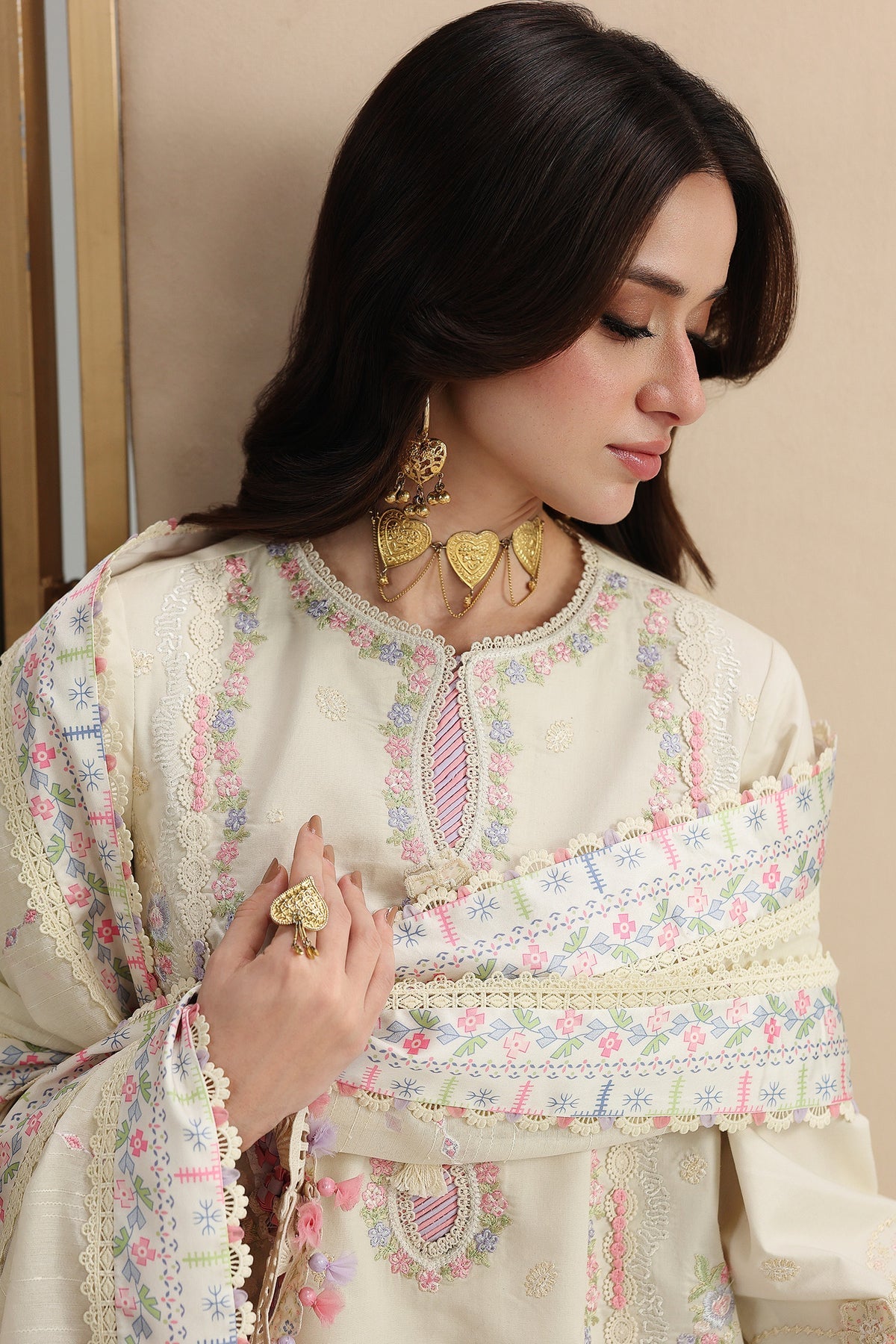 QFL-01 ELMA | Qalamkar  | Festive Lawn Collection 2026