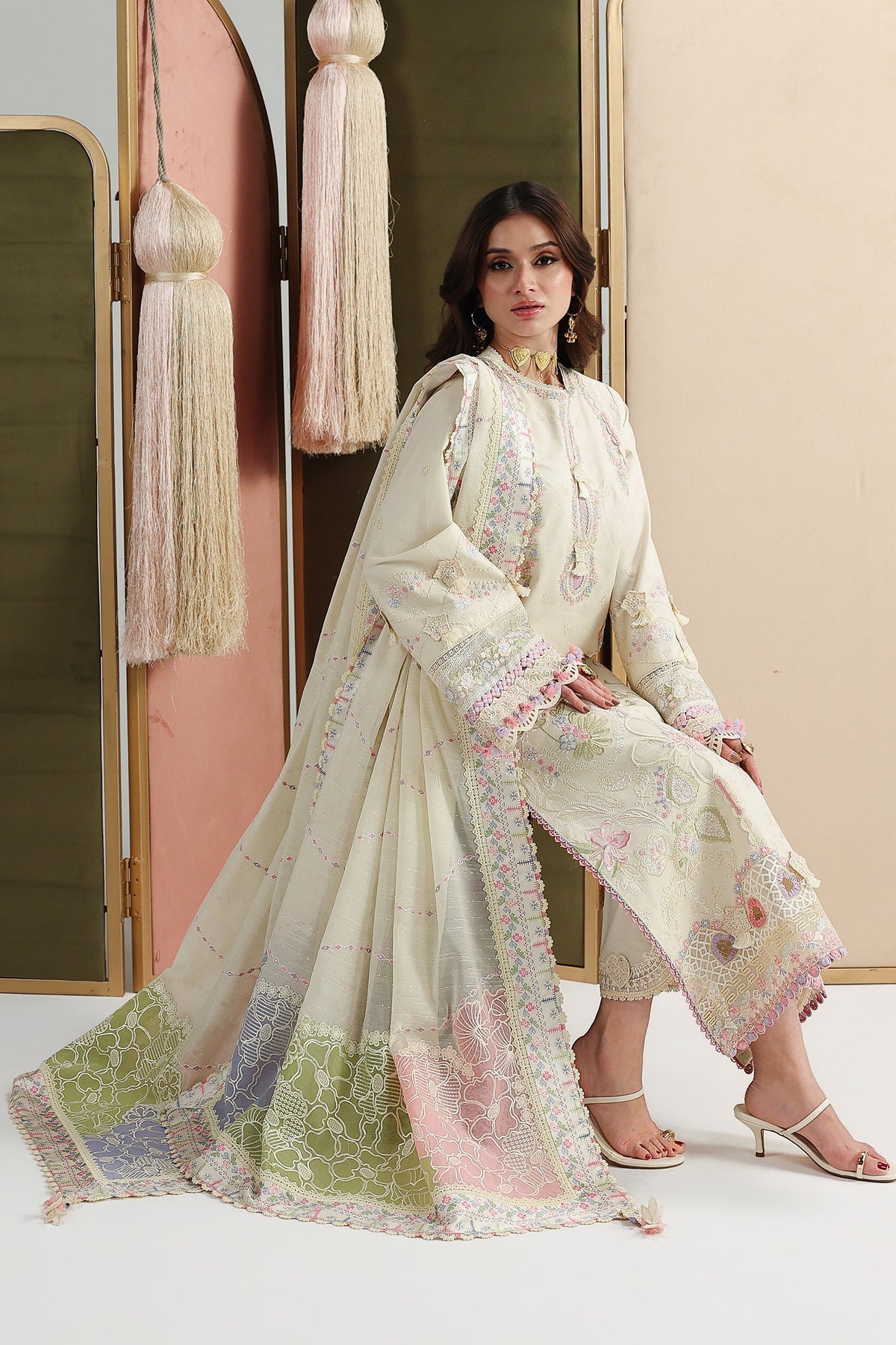 QFL-01 ELMA | Qalamkar  | Festive Lawn Collection 2026