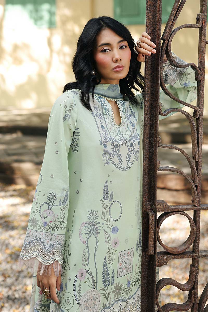 AX-04 (B) ASHA | Qalamkar| Qprints Lawn Unstitched Collection 2026
