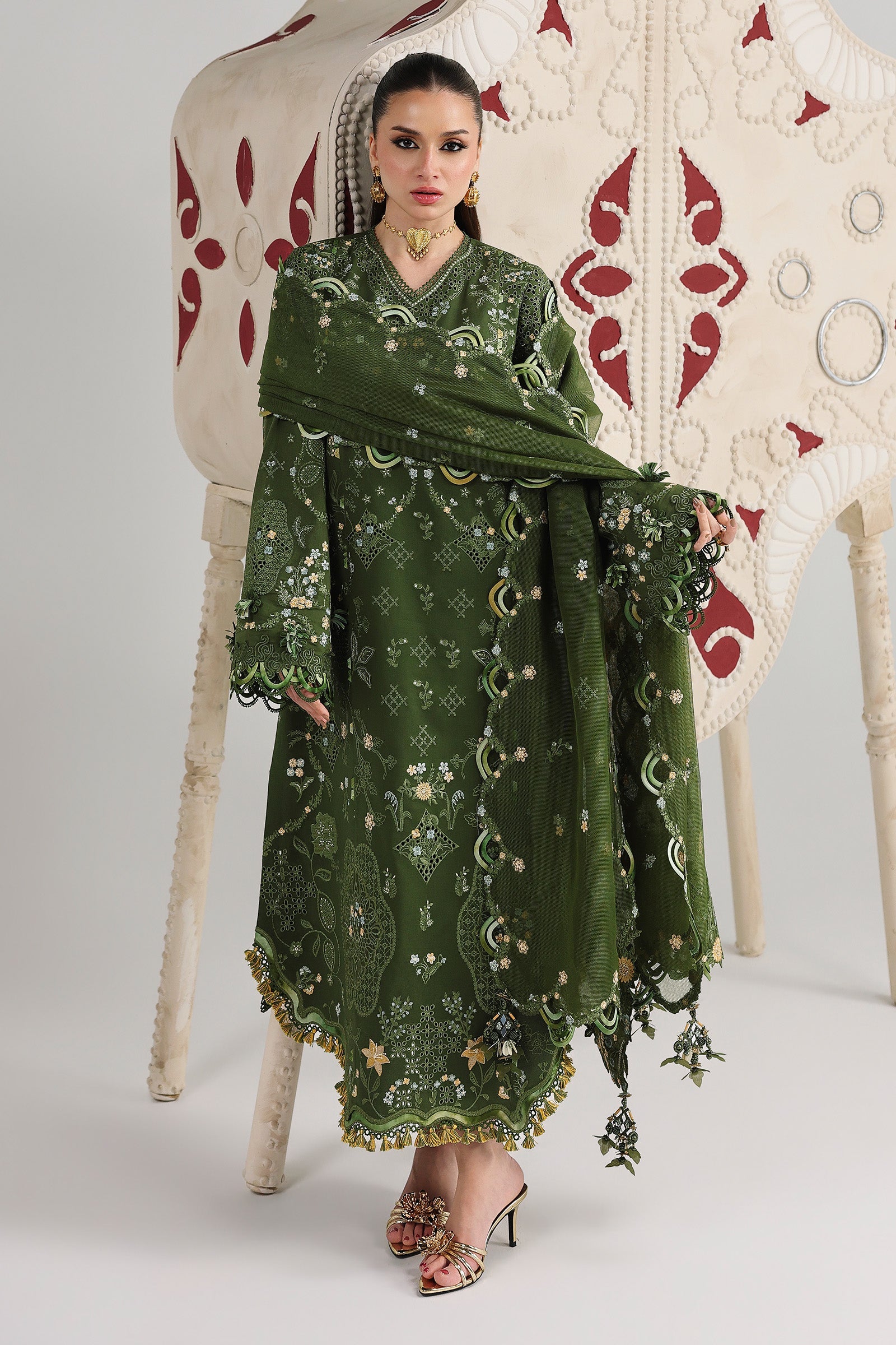 QFL-09 VESTA | Qalamkar  | Festive Lawn Collection 2026