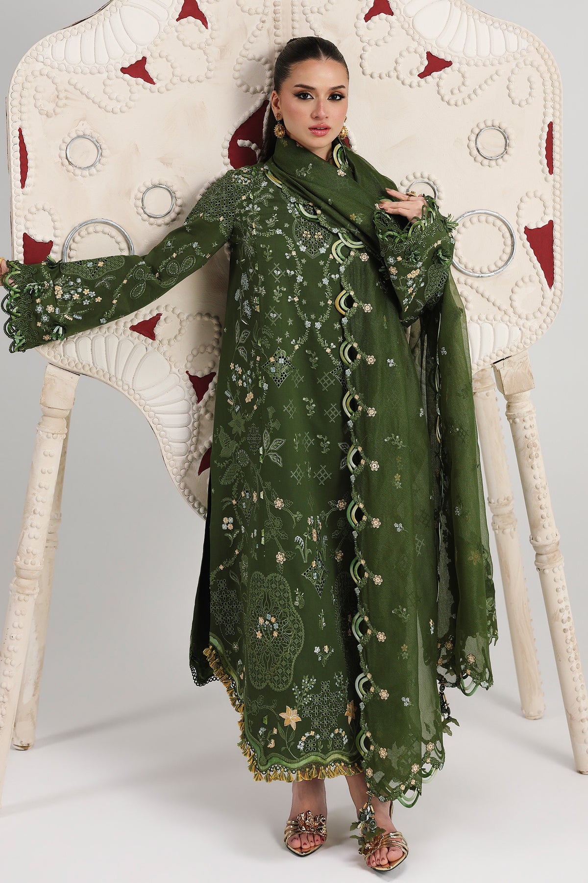 QFL-09 VESTA | Qalamkar  | Festive Lawn Collection 2026