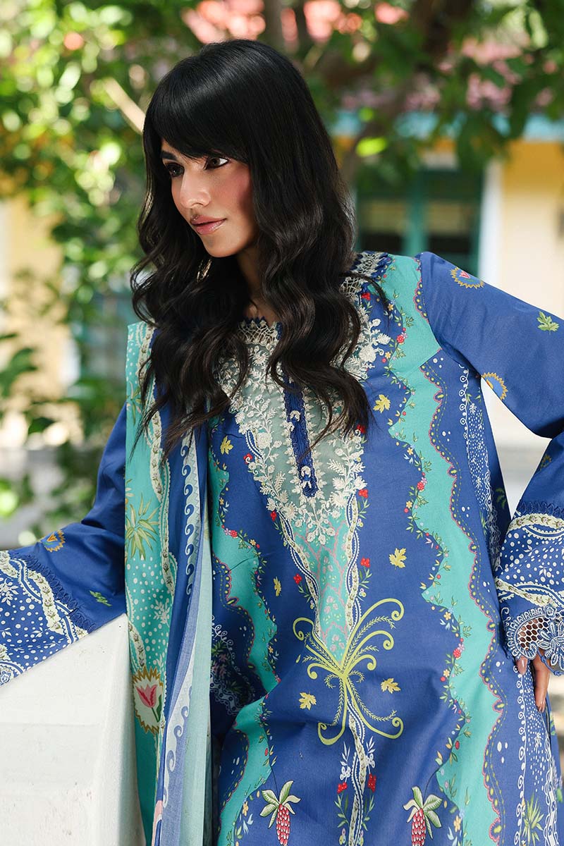 AX-10 (B) VIONA | Qalamkar| Qprints Lawn Unstitched Collection 2026