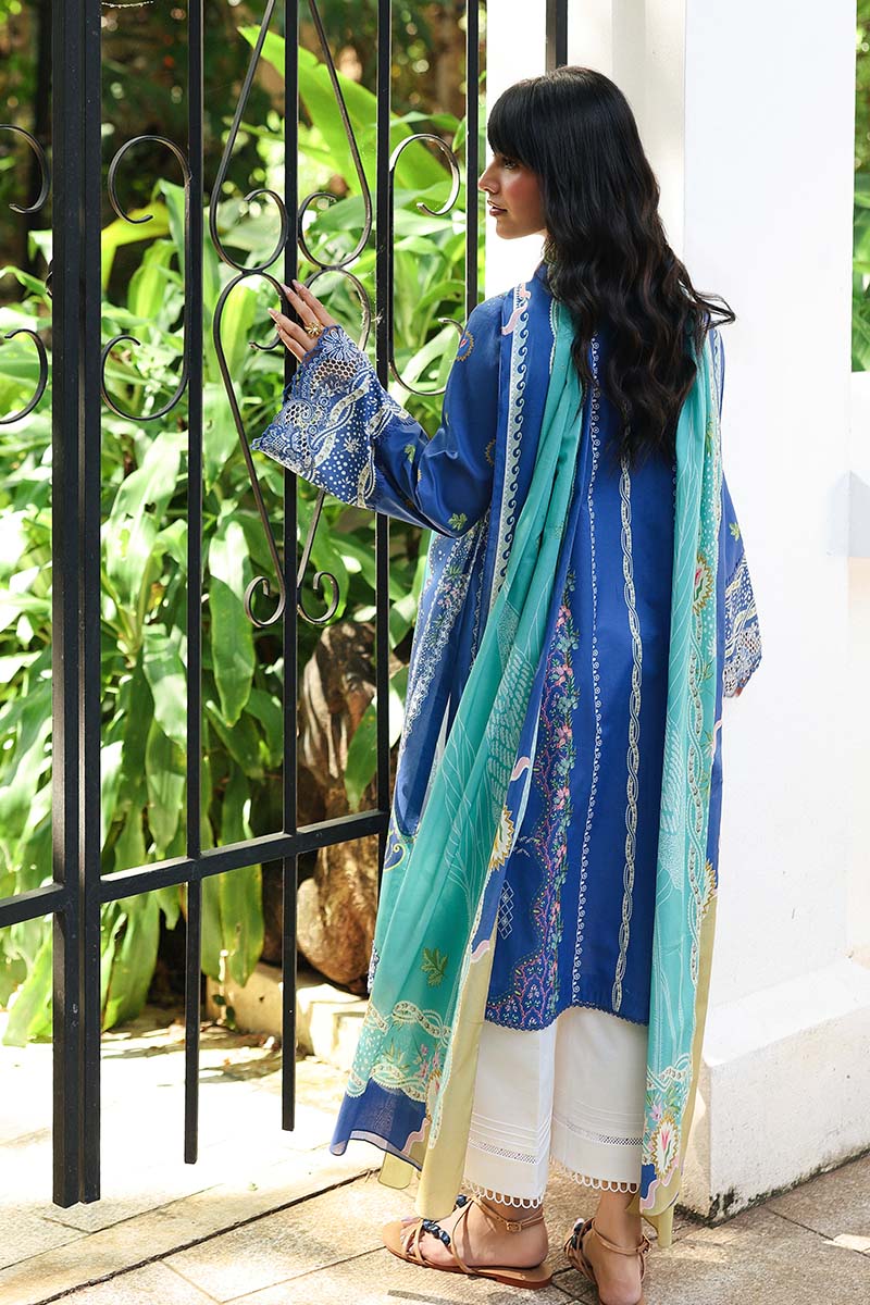 AX-10 (B) VIONA | Qalamkar| Qprints Lawn Unstitched Collection 2026