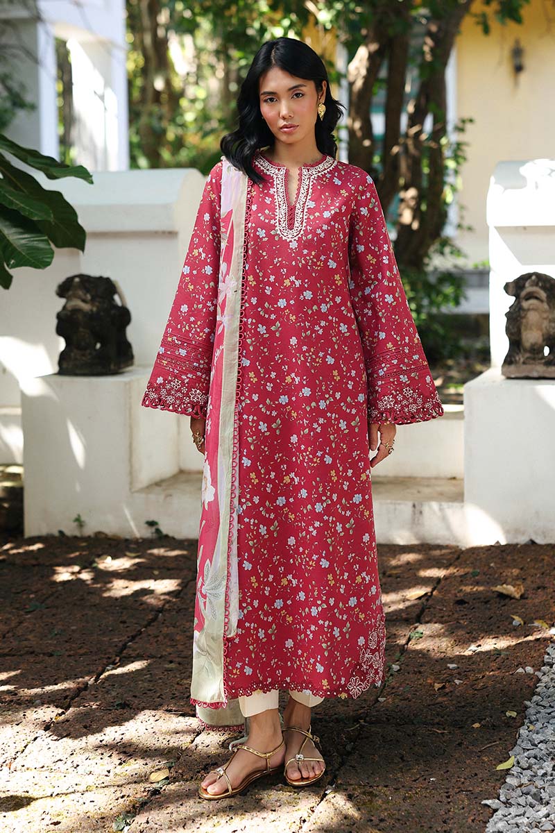 AX-07 (B) LENA | Qalamkar| Qprints Lawn Unstitched Collection 2026