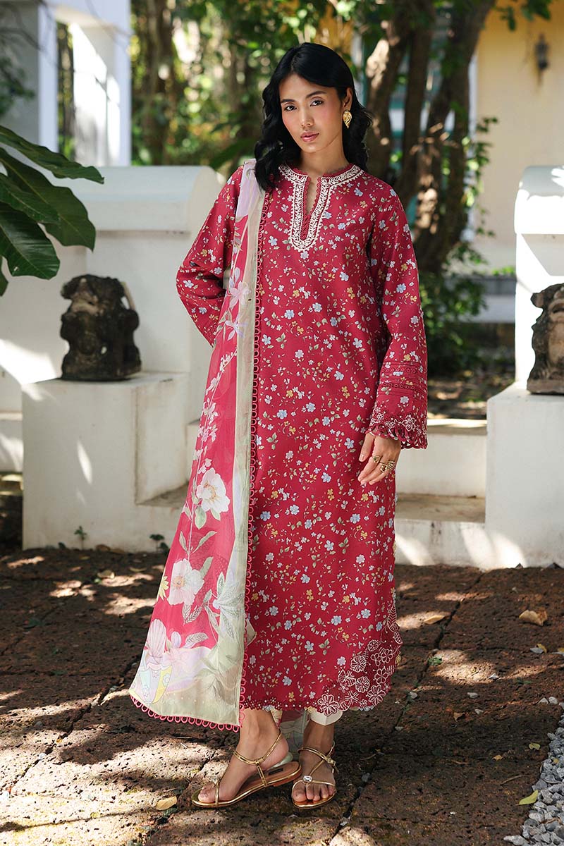 AX-07 (B) LENA | Qalamkar| Qprints Lawn Unstitched Collection 2026