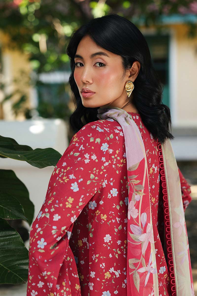 AX-07 (B) LENA | Qalamkar| Qprints Lawn Unstitched Collection 2026