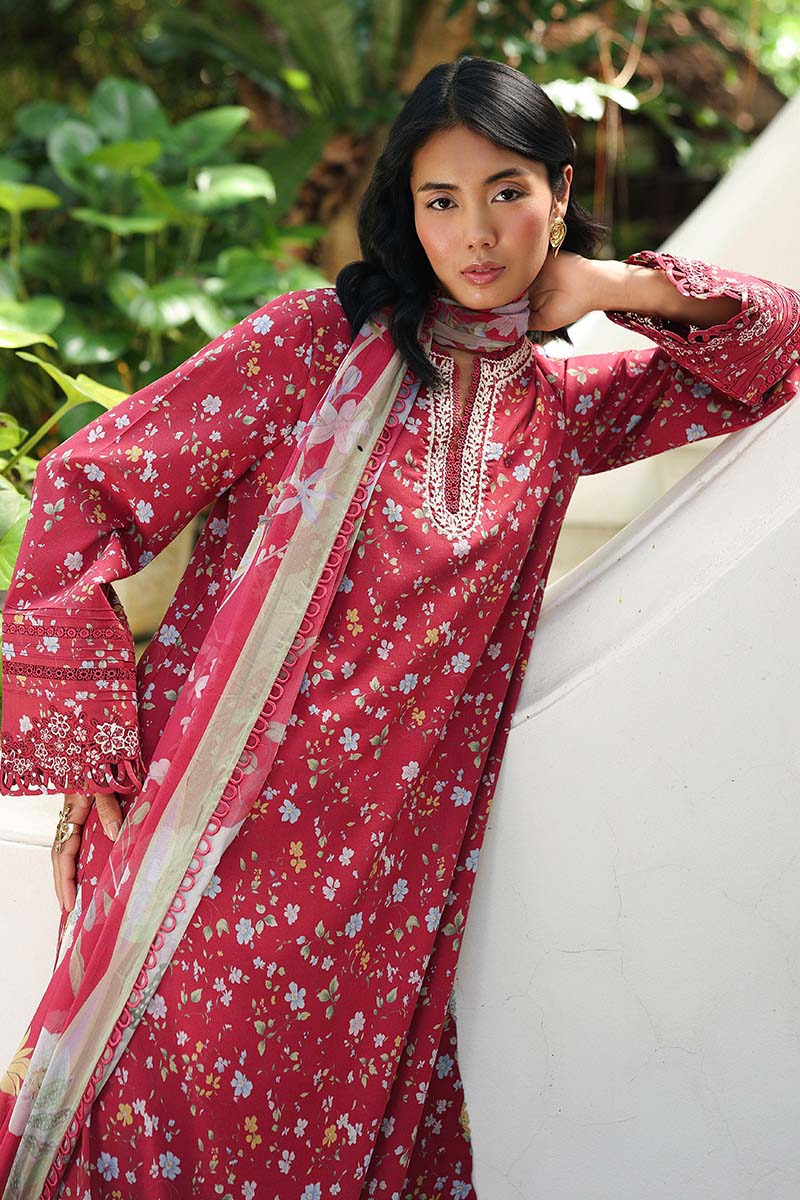 AX-07 (B) LENA | Qalamkar| Qprints Lawn Unstitched Collection 2026