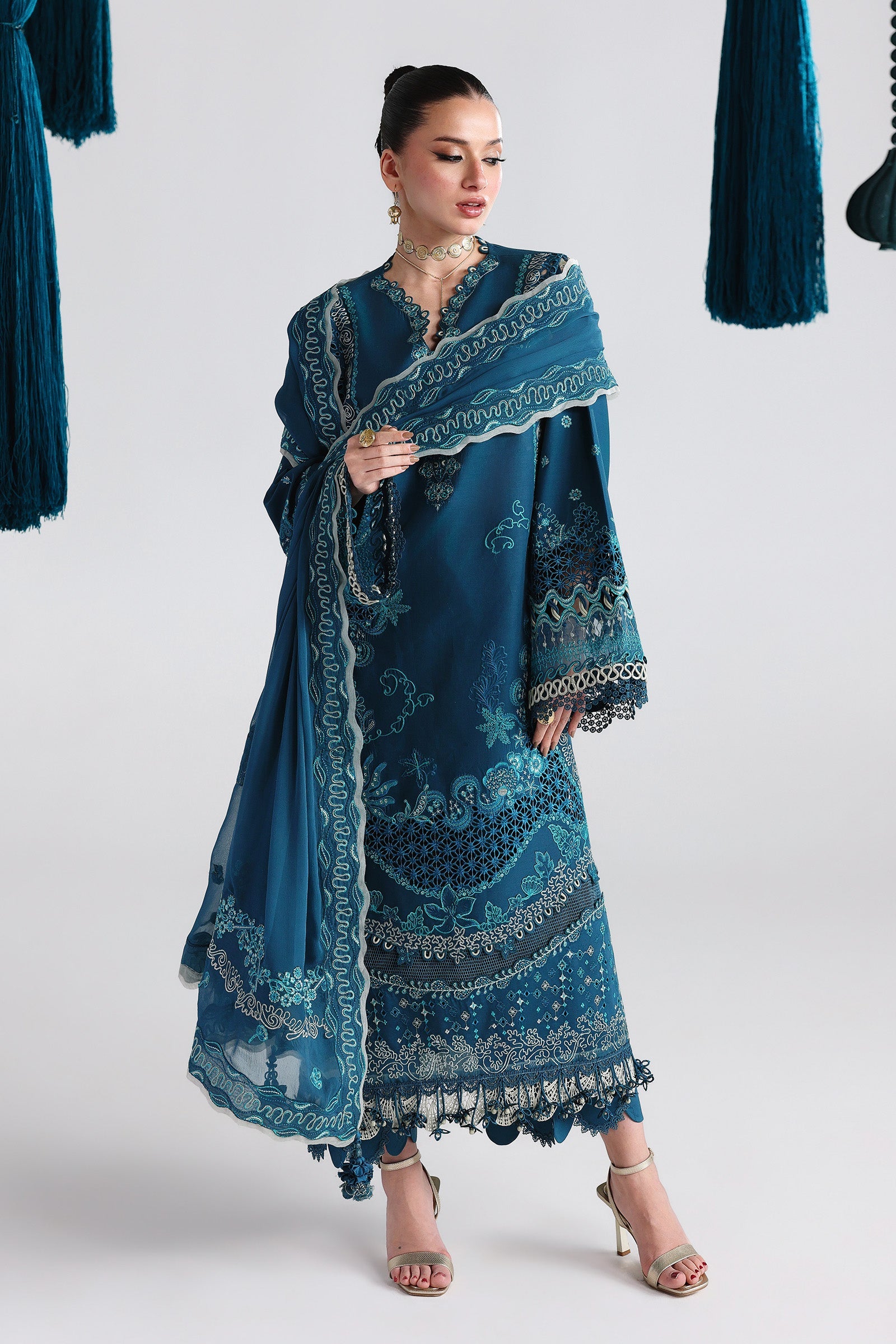 QFL-07 KAISA | Qalamkar  | Festive Lawn Collection 2026