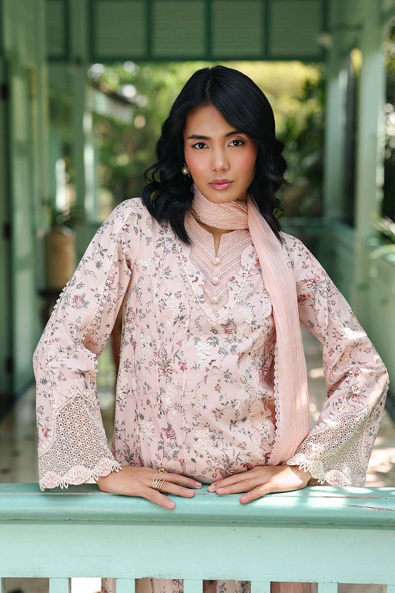 AX-02 (B) KENA | Qalamkar| Qprints Lawn Unstitched Collection 2026 