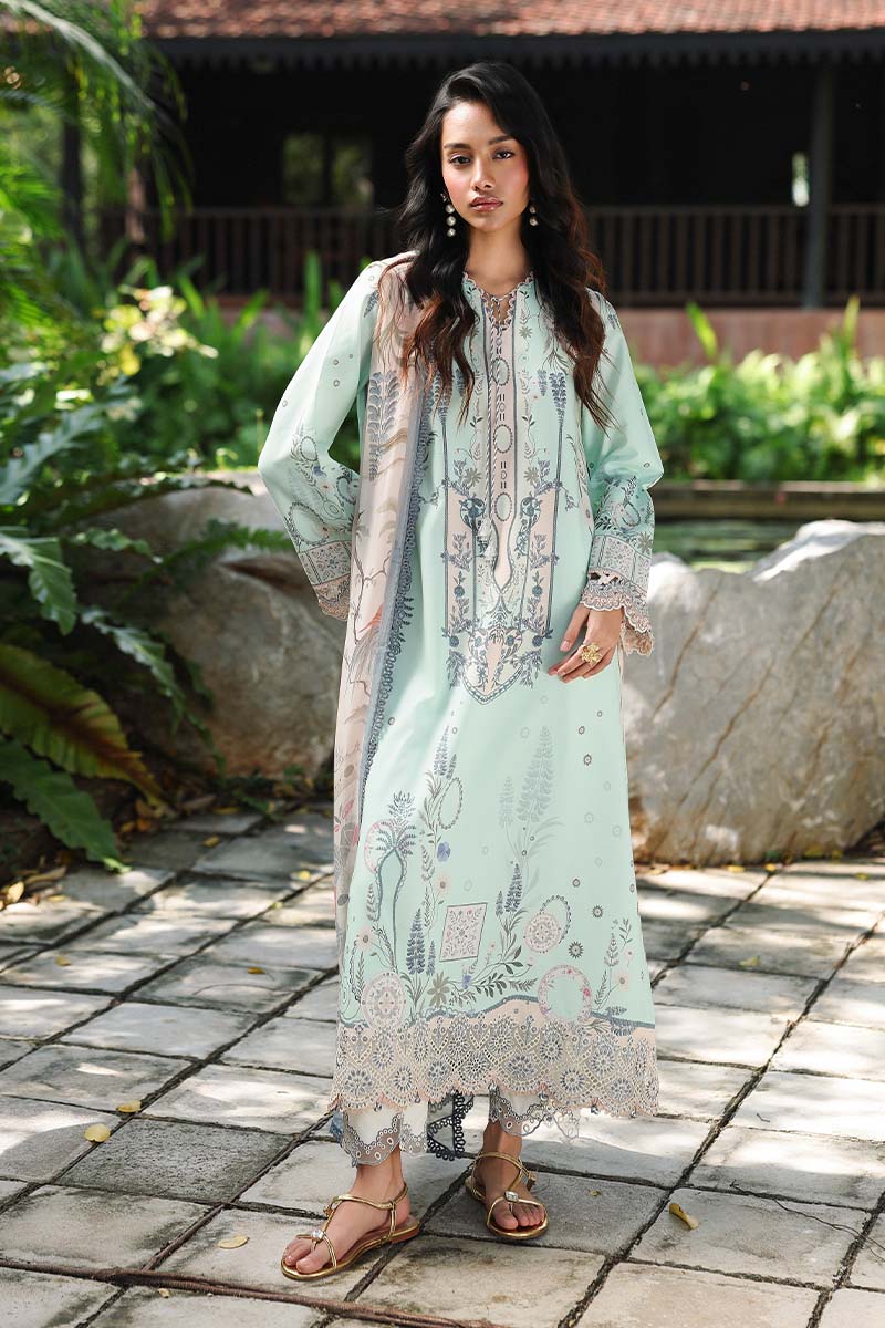 AX-04 (A) SLONA | Qalamkar| Qprints Lawn Unstitched Collection 2026 