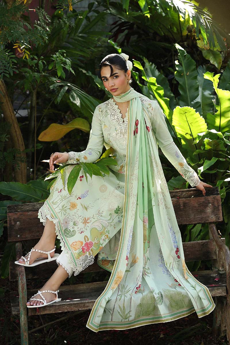 AX-01 (A) NEVE | Qalamkar| Qprints Lawn Unstitched Collection 2026
