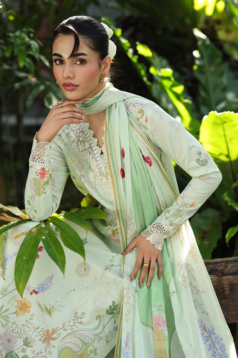 AX-01 (A) NEVE | Qalamkar| Qprints Lawn Unstitched Collection 2026