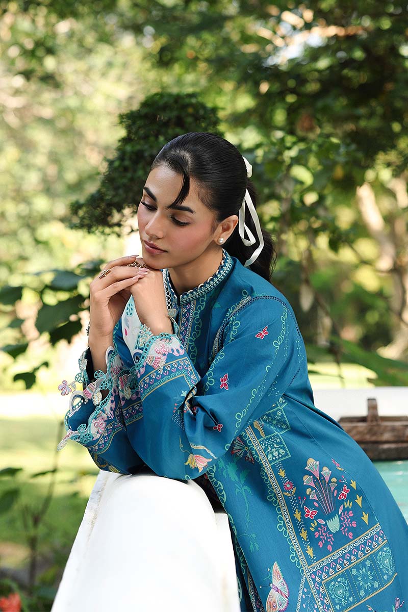 AX-05 (B) CAIRE | Qalamkar| Qprints Lawn Unstitched Collection 2026 