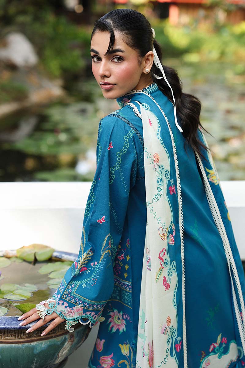 AX-05 (B) CAIRE | Qalamkar| Qprints Lawn Unstitched Collection 2026 