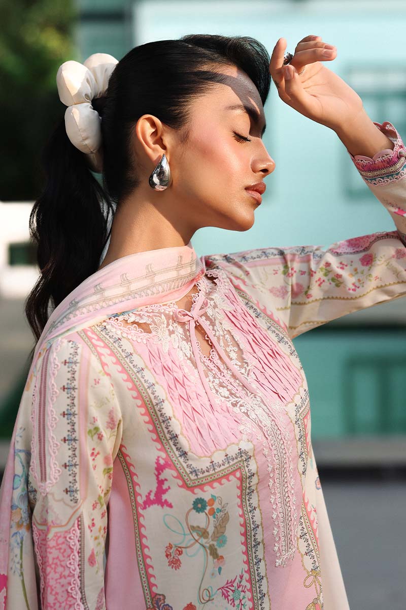 AX-06 (A) ELARA | Qalamkar| Qprints Lawn Unstitched Collection 2026