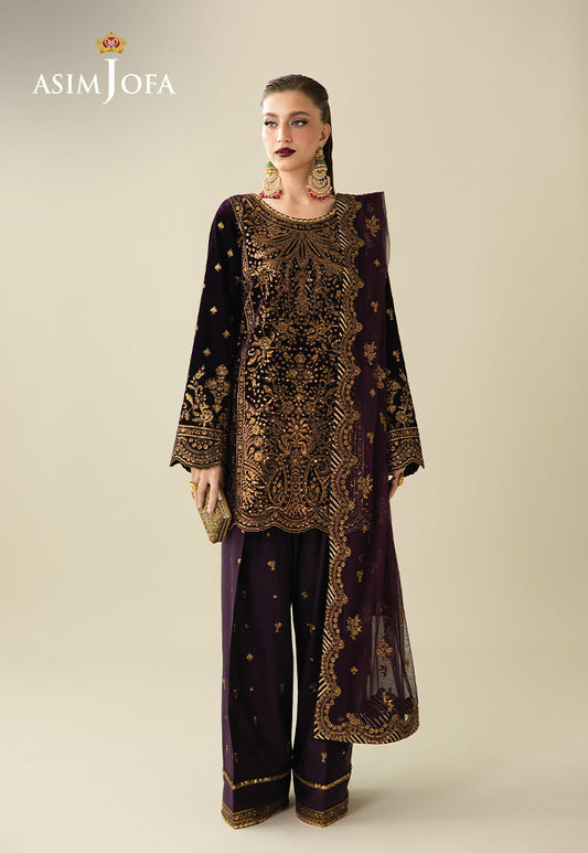AJULM-02 | Asim Jofa | Makhmal Embroidered Velvet Collection 2025