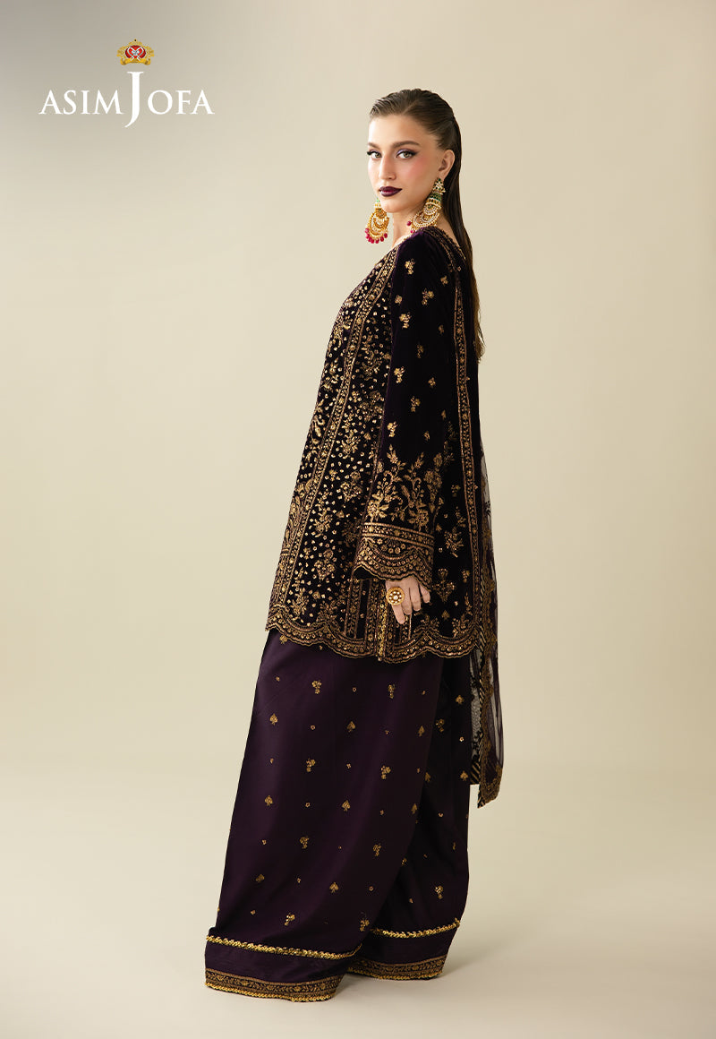 AJULM-02 | Asim Jofa | Makhmal Embroidered Velvet Collection 2025