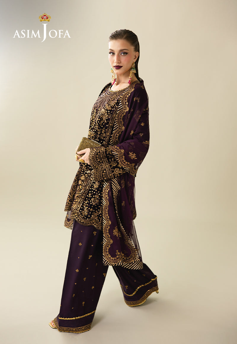 AJULM-02 | Asim Jofa | Makhmal Embroidered Velvet Collection 2025