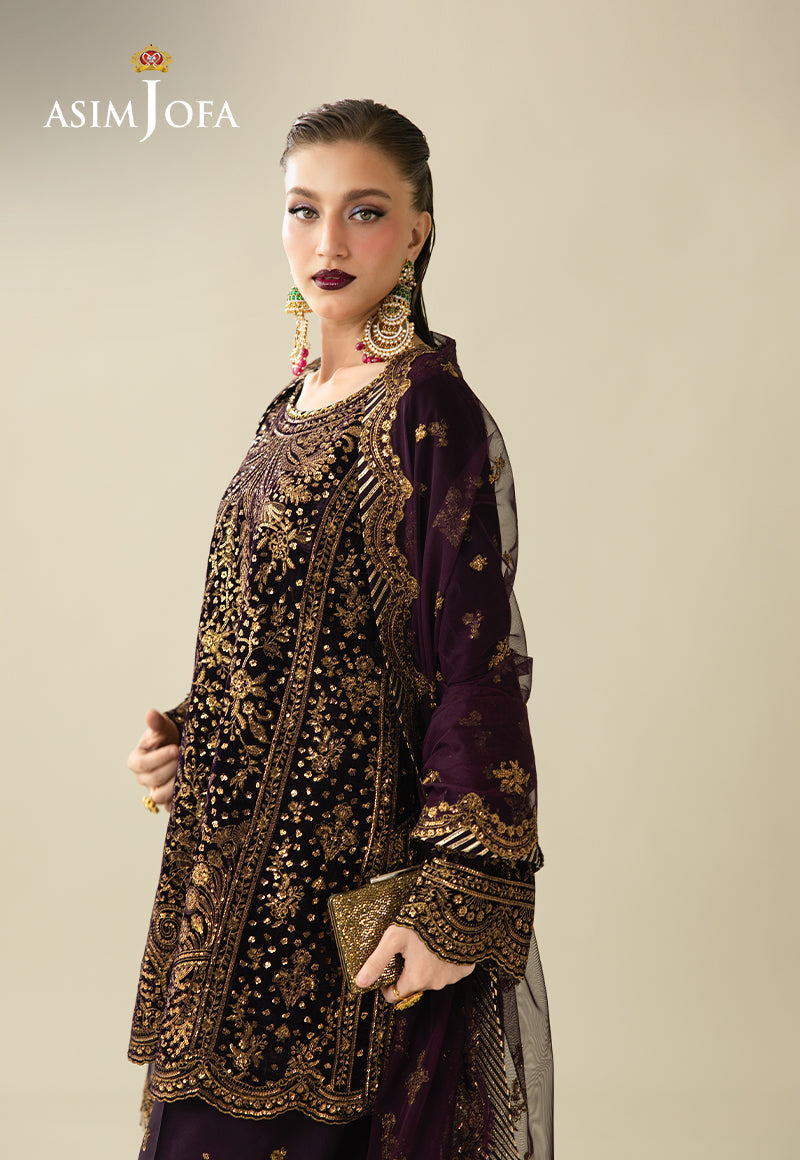 AJULM-02 | Asim Jofa | Makhmal Embroidered Velvet Collection 2025