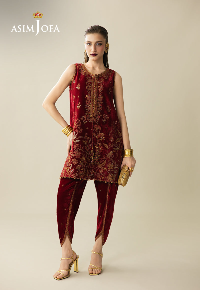 AJULM-05 | Asim Jofa | Makhmal Embroidered Velvet Collection 2025