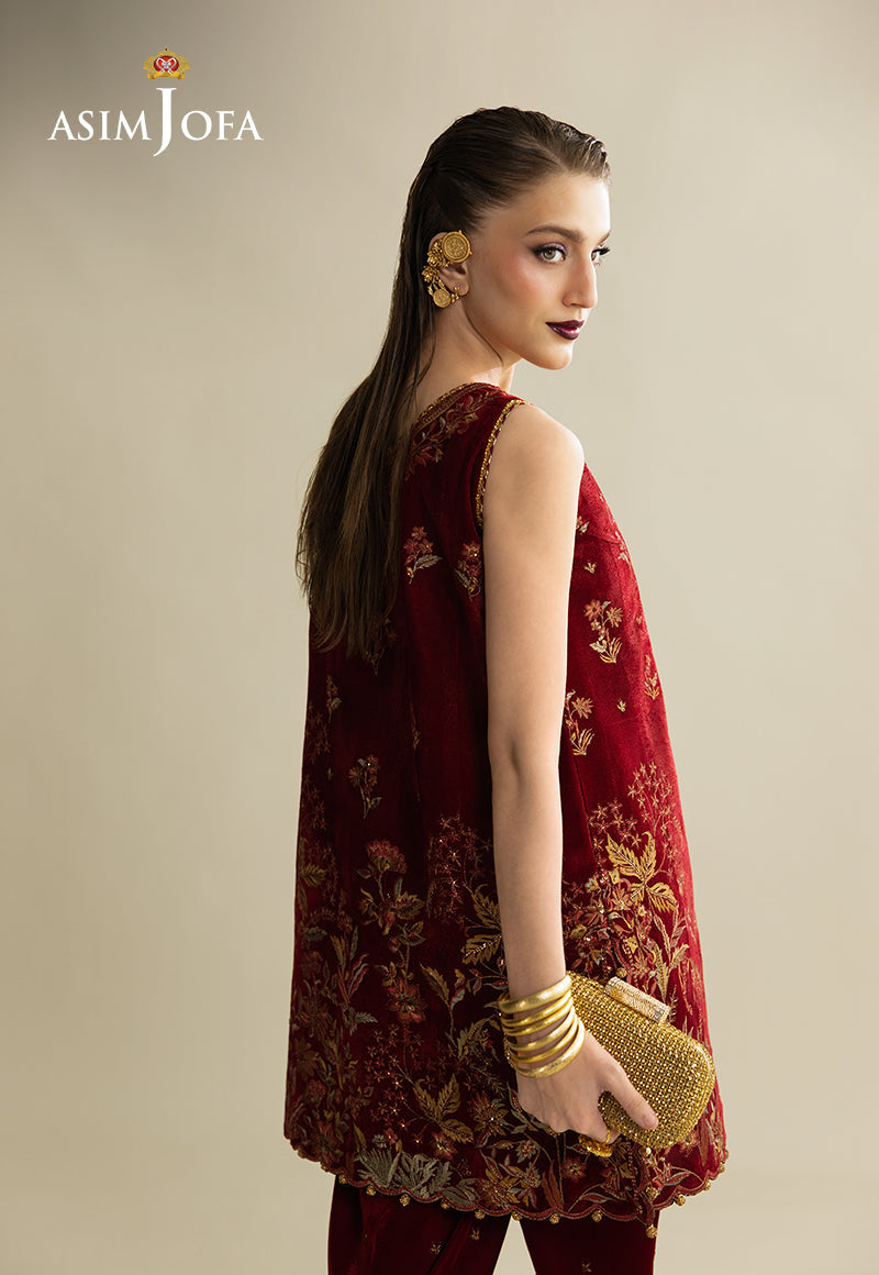 AJULM-05 | Asim Jofa | Makhmal Embroidered Velvet Collection 2025