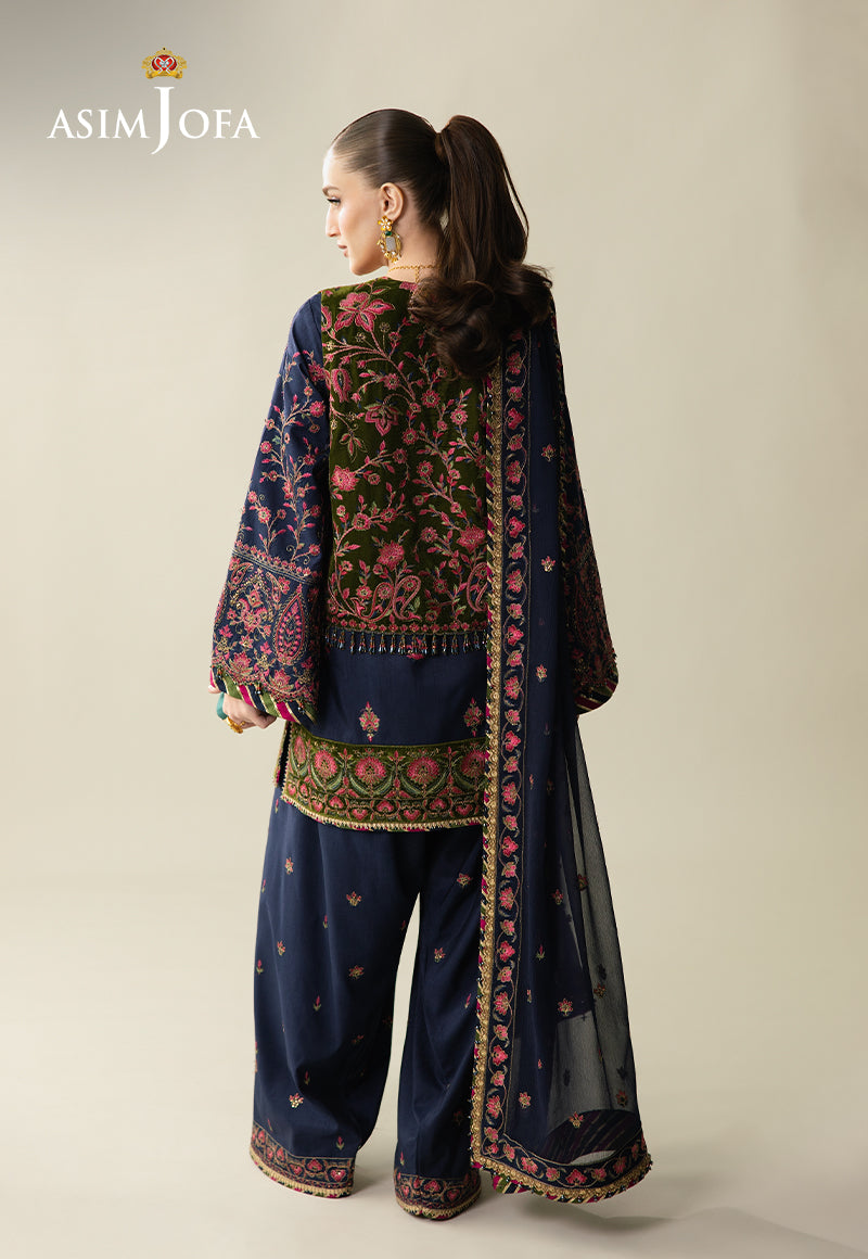 AJULM-04 | Asim Jofa | Makhmal Embroidered Velvet Collection 2025