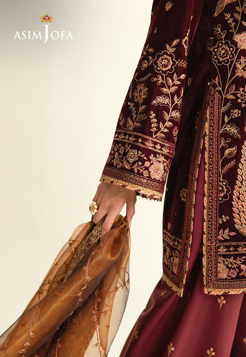 AJULM-07 | Asim Jofa | Makhmal Embroidered Velvet Collection 2025