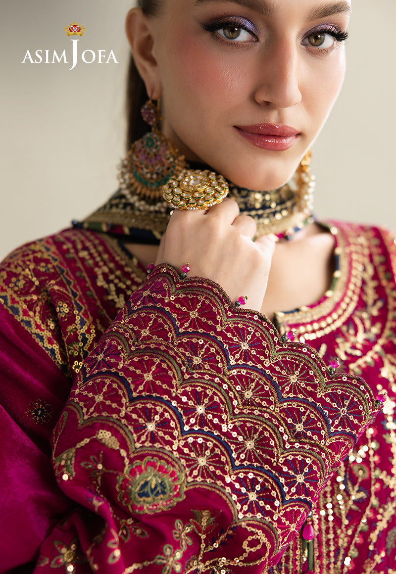 AJULM-03 | Asim Jofa | Makhmal Embroidered Velvet Collection 2025