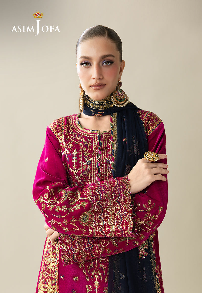 AJULM-03 | Asim Jofa | Makhmal Embroidered Velvet Collection 2025