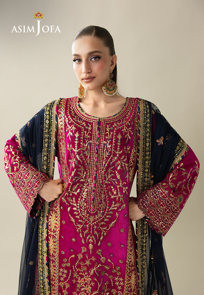 AJULM-03 | Asim Jofa | Makhmal Embroidered Velvet Collection 2025