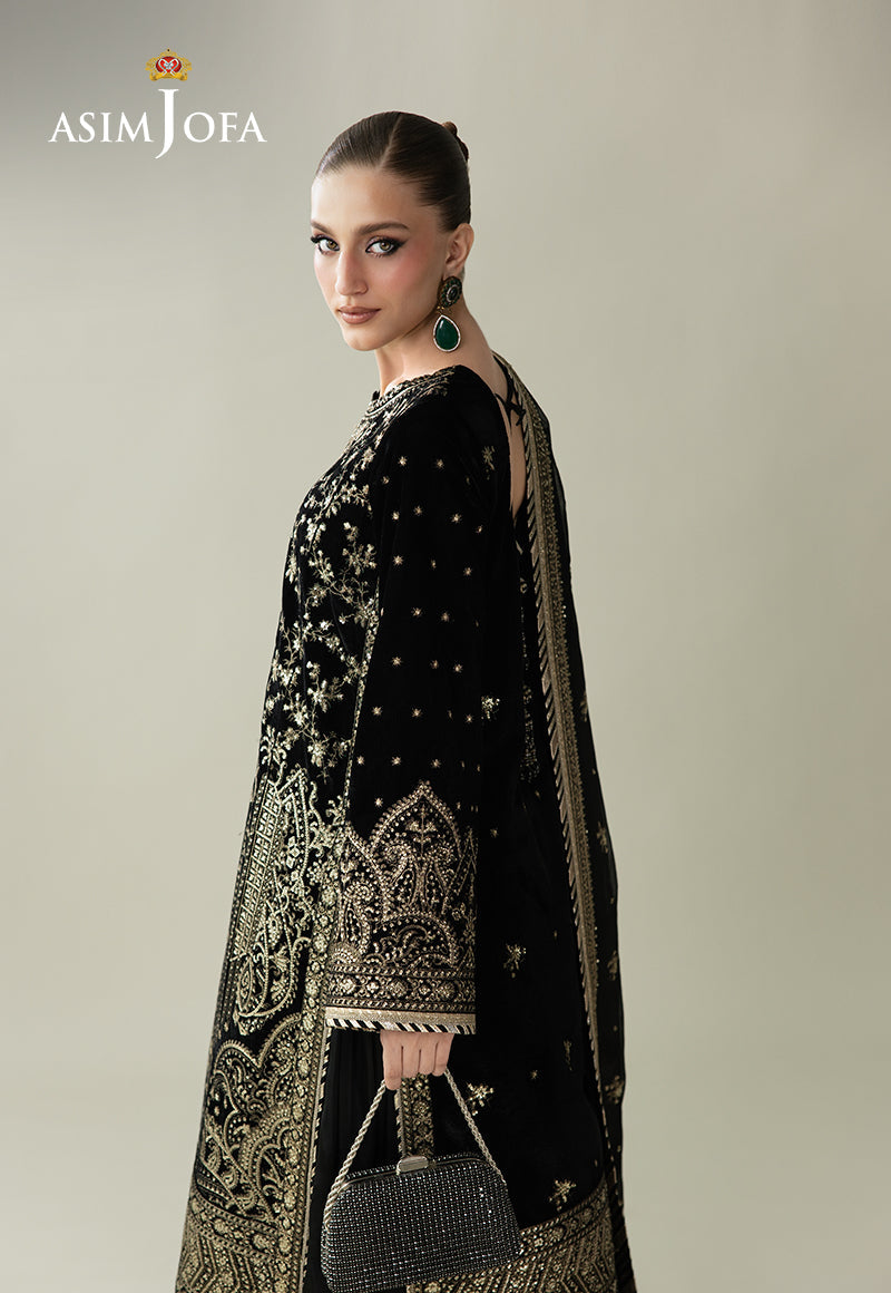 AJULM-01  | Asim Jofa | Makhmal Embroidered Velvet Collection 2025