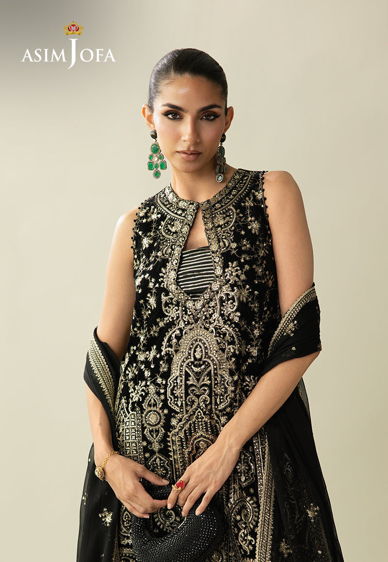 AJULM-01  | Asim Jofa | Makhmal Embroidered Velvet Collection 2025