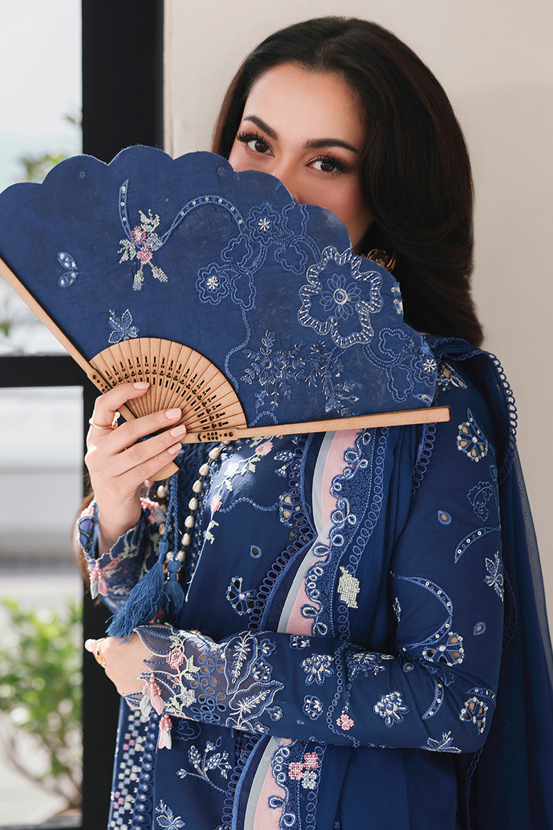 SA-16 ESMA |  Qalamkar | Sahil Luxury Lawn Unstitched Collection 2026