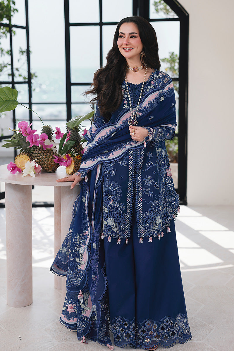 SA-16 ESMA |  Qalamkar | Sahil Luxury Lawn Unstitched Collection 2026