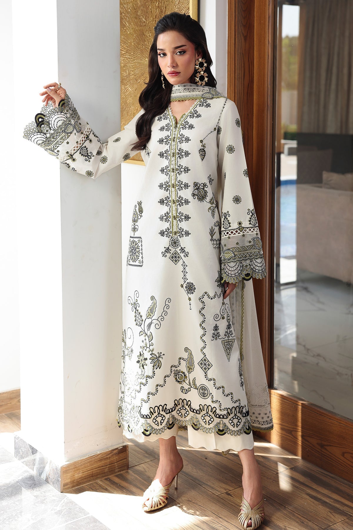 QKL-13 REEMA | Qalamkar |  Qline Lawn Drop II Collection 2026