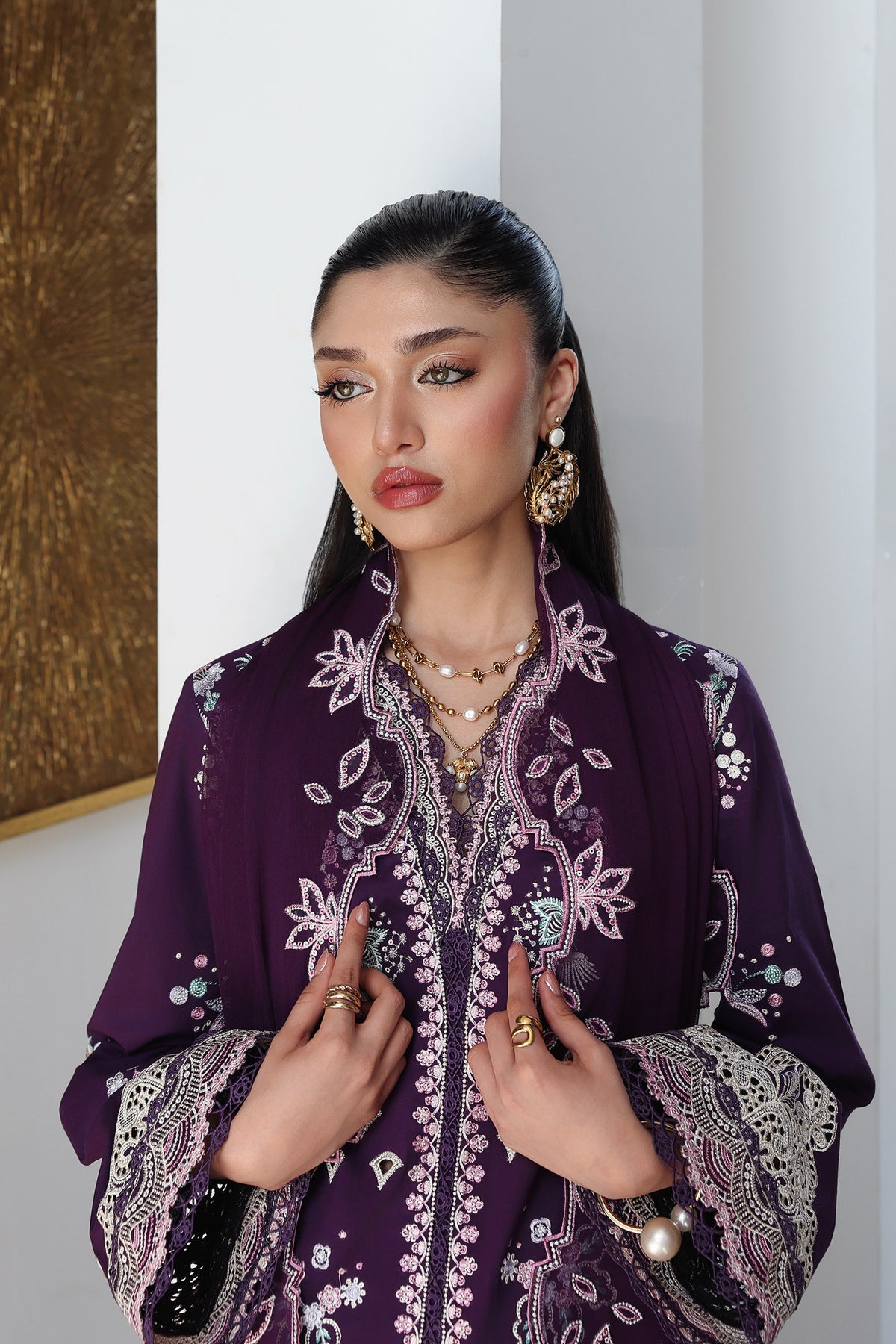 QKL-14 SUHRA | Qalamkar |  Qline Lawn Drop II Collection 2026