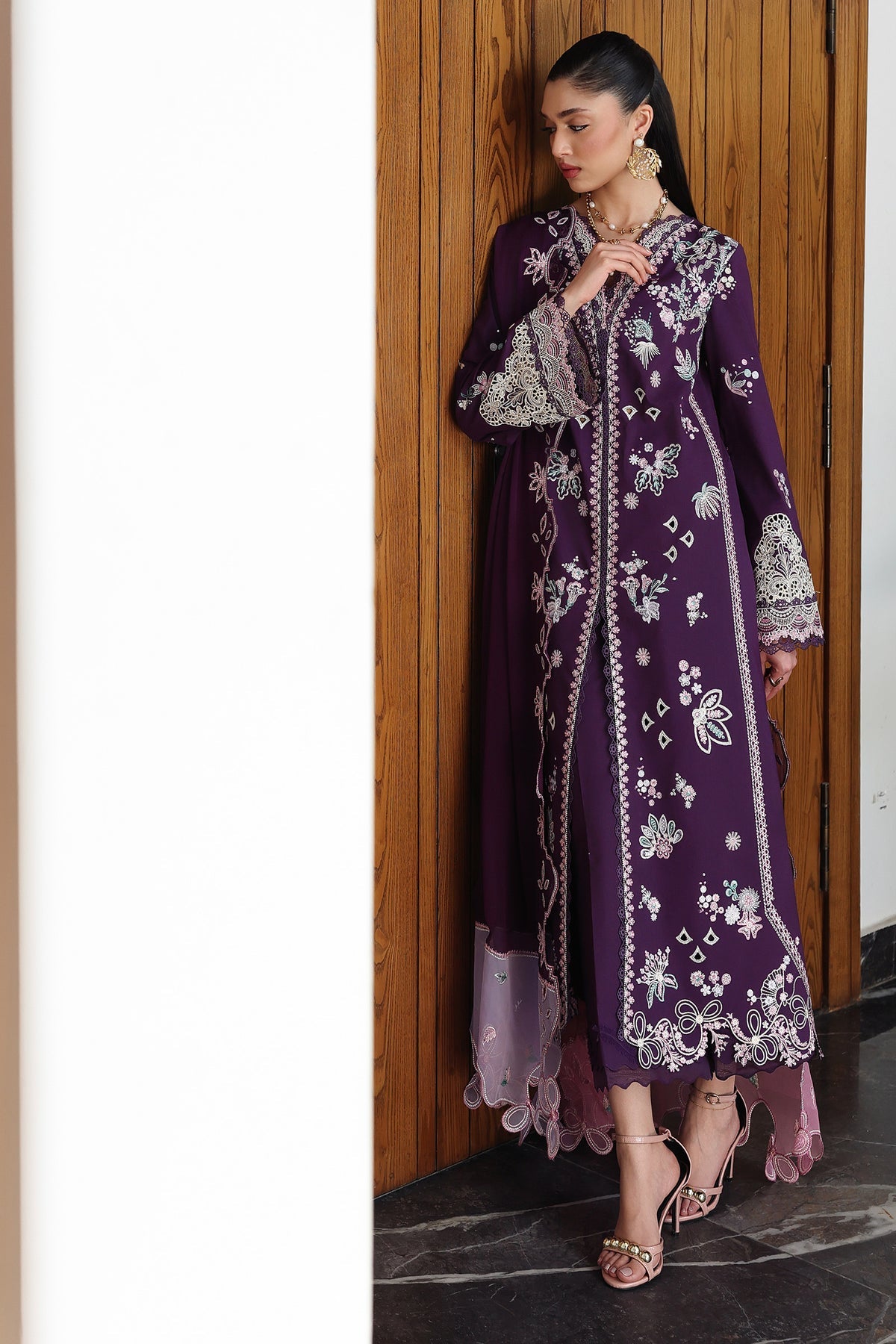 QKL-14 SUHRA | Qalamkar |  Qline Lawn Drop II Collection 2026