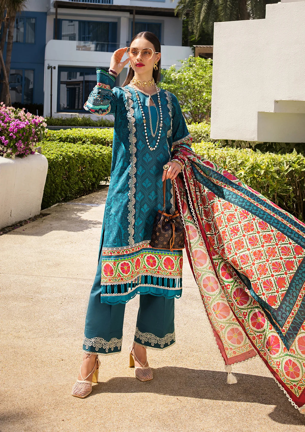 EOP-07A FAUNA | Elaf | Prints Lawn Collection 2024