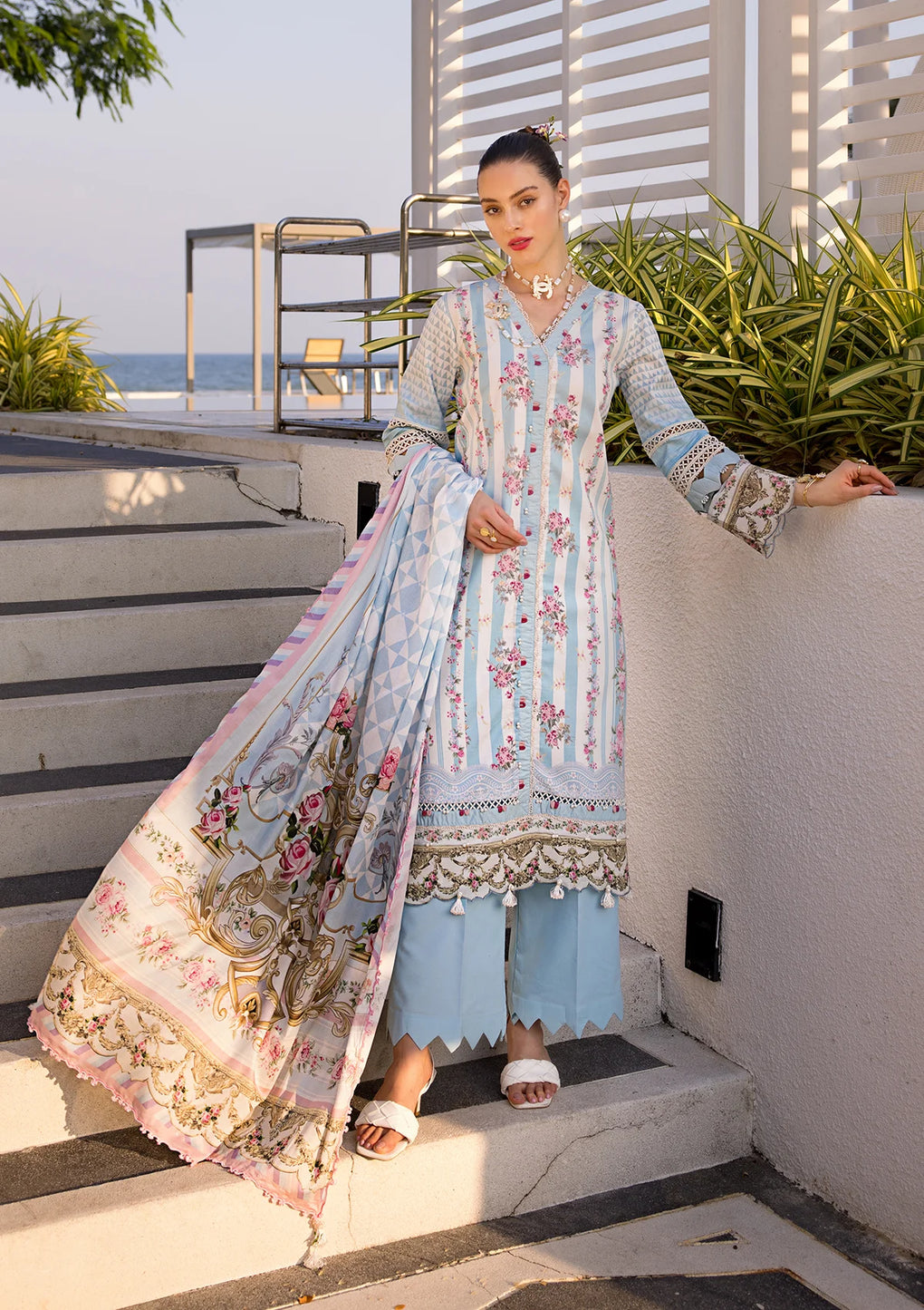 EOP-04B MARLENE | Elaf | Prints Lawn Collection 2024