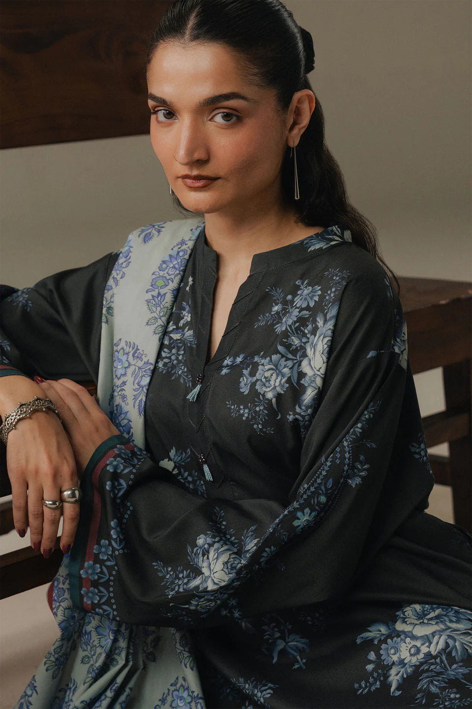 HUSHED EMBER - 6B | Coco Prints Winter Collection 2025