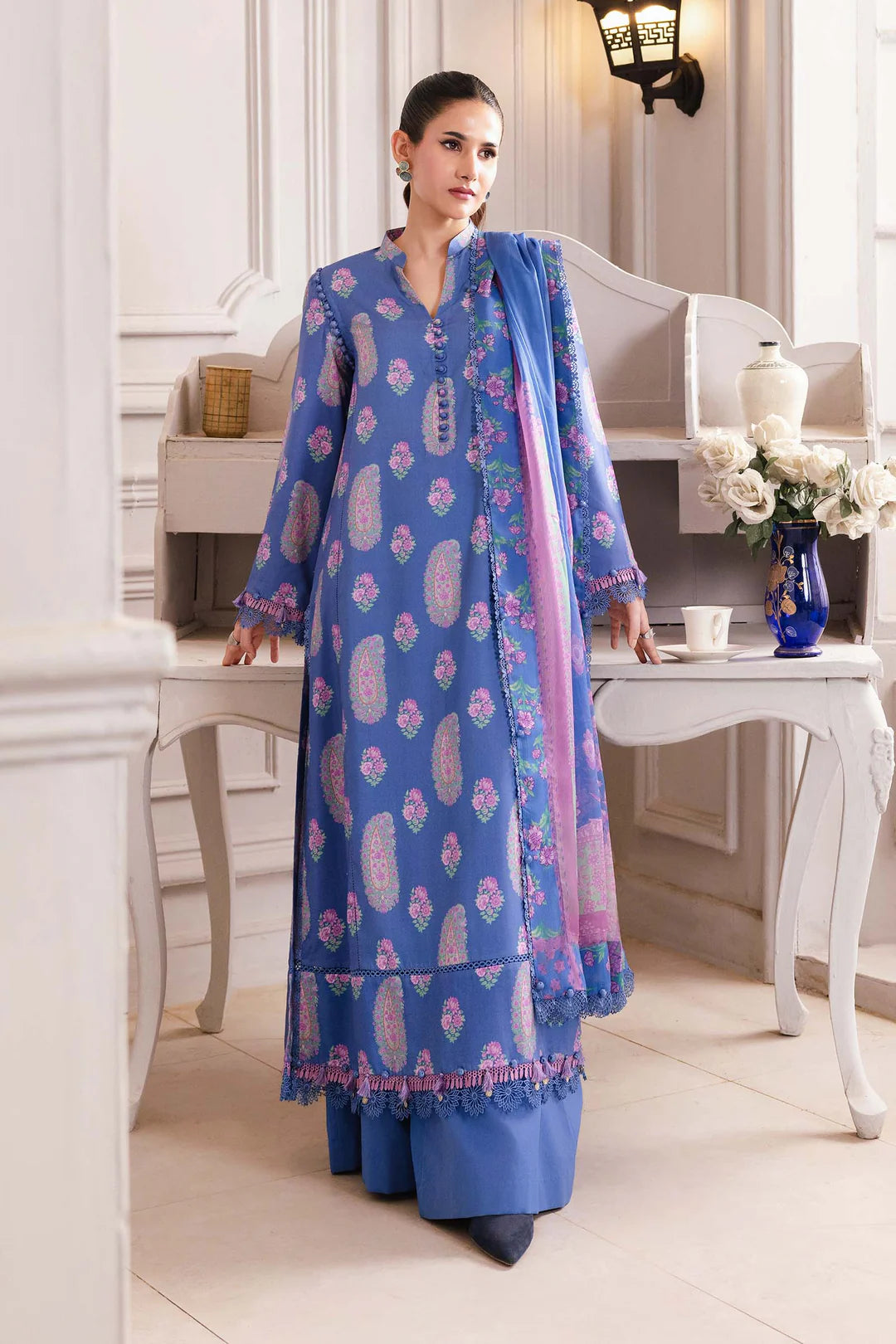 MB-CUS25-11010B | M Basic By Maria B Winter Unstitched Collection 2025