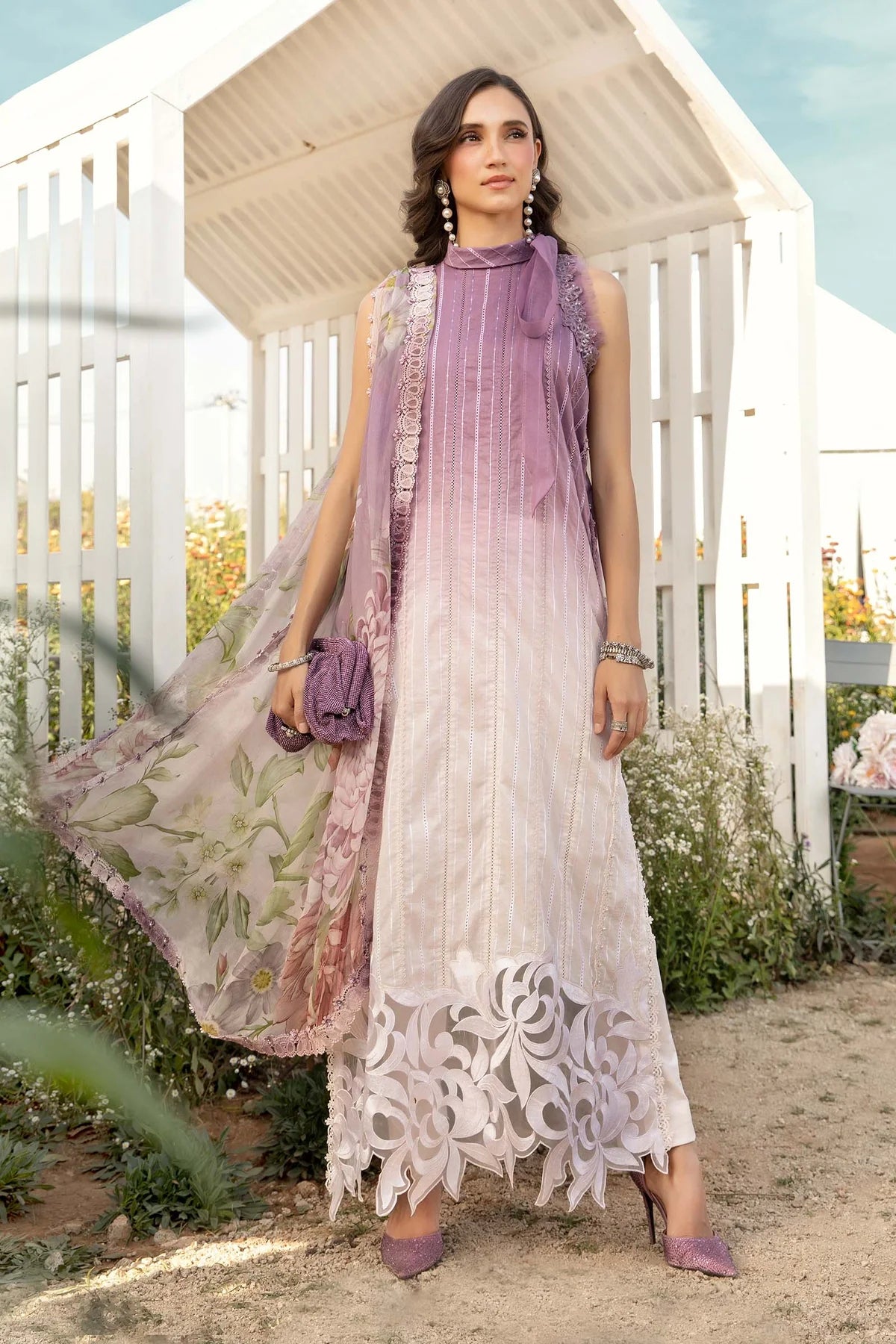 MPT-2506-B | Maria B | Mprints Lawn 2025