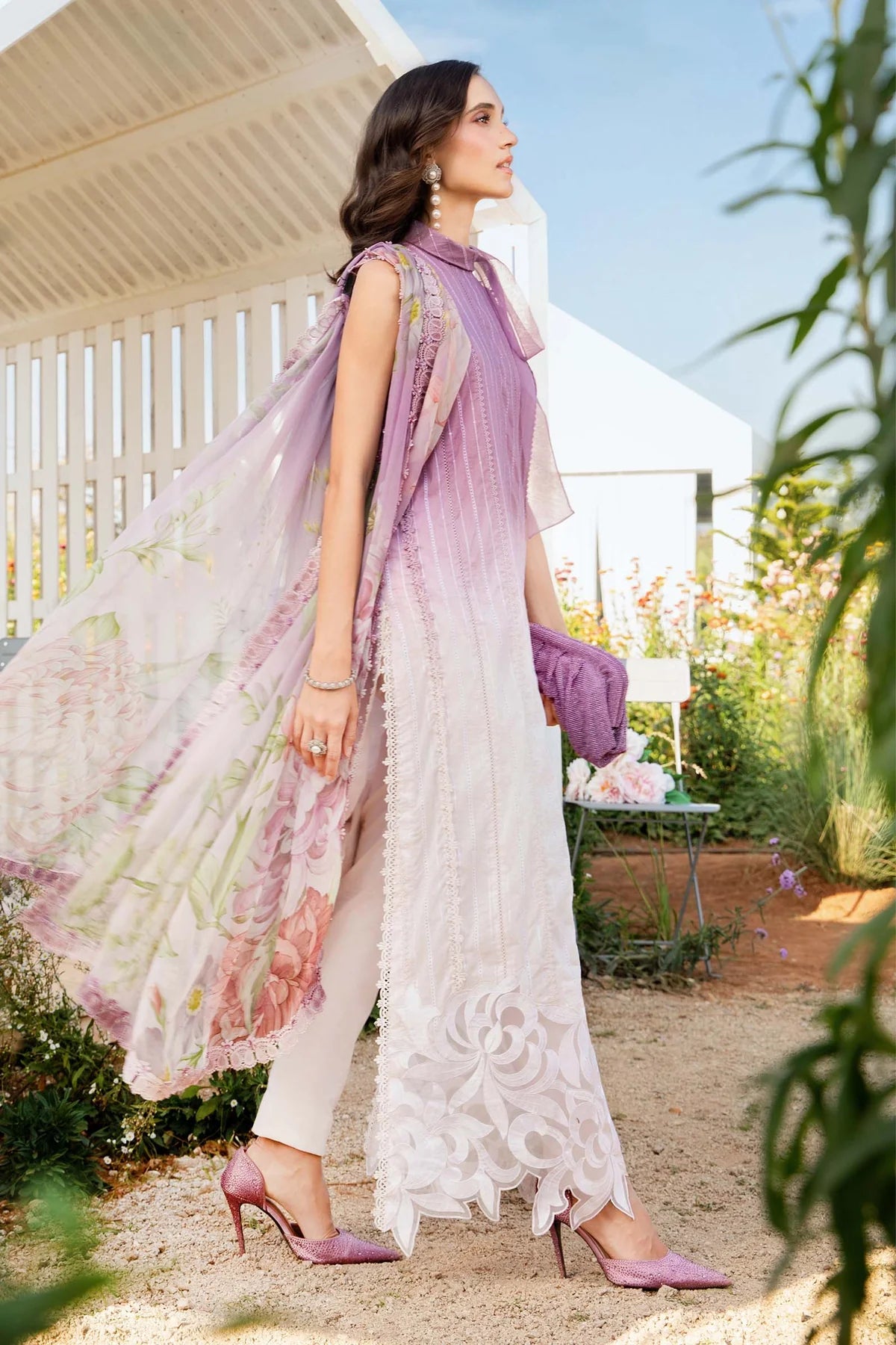 MPT-2506-B | Maria B | Mprints Lawn 2025
