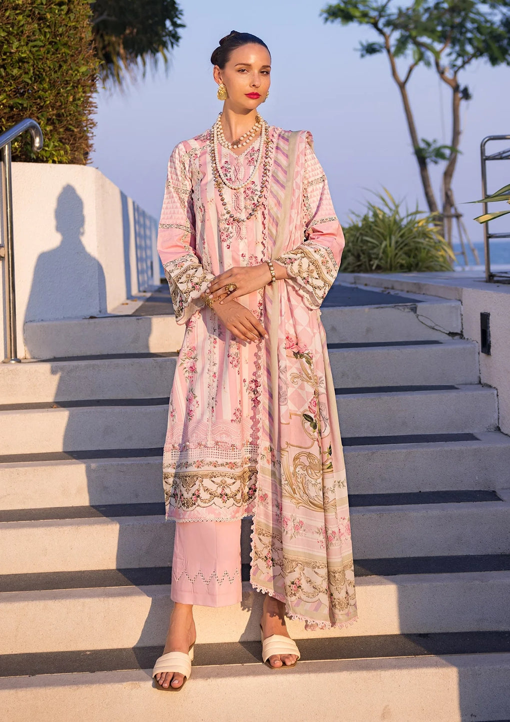 EOP-04A THAI BLOOM | Elaf | Prints Lawn Collection 2024