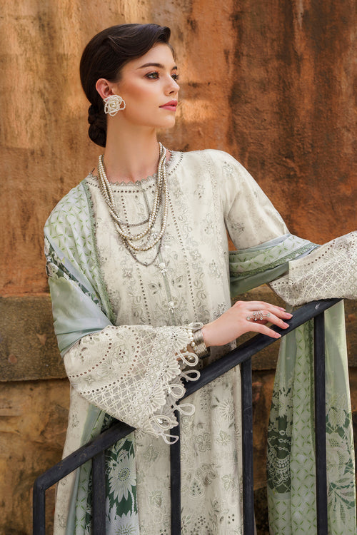 SL12-D01 | Baroque | Embroidered Swiss Lawn 2024