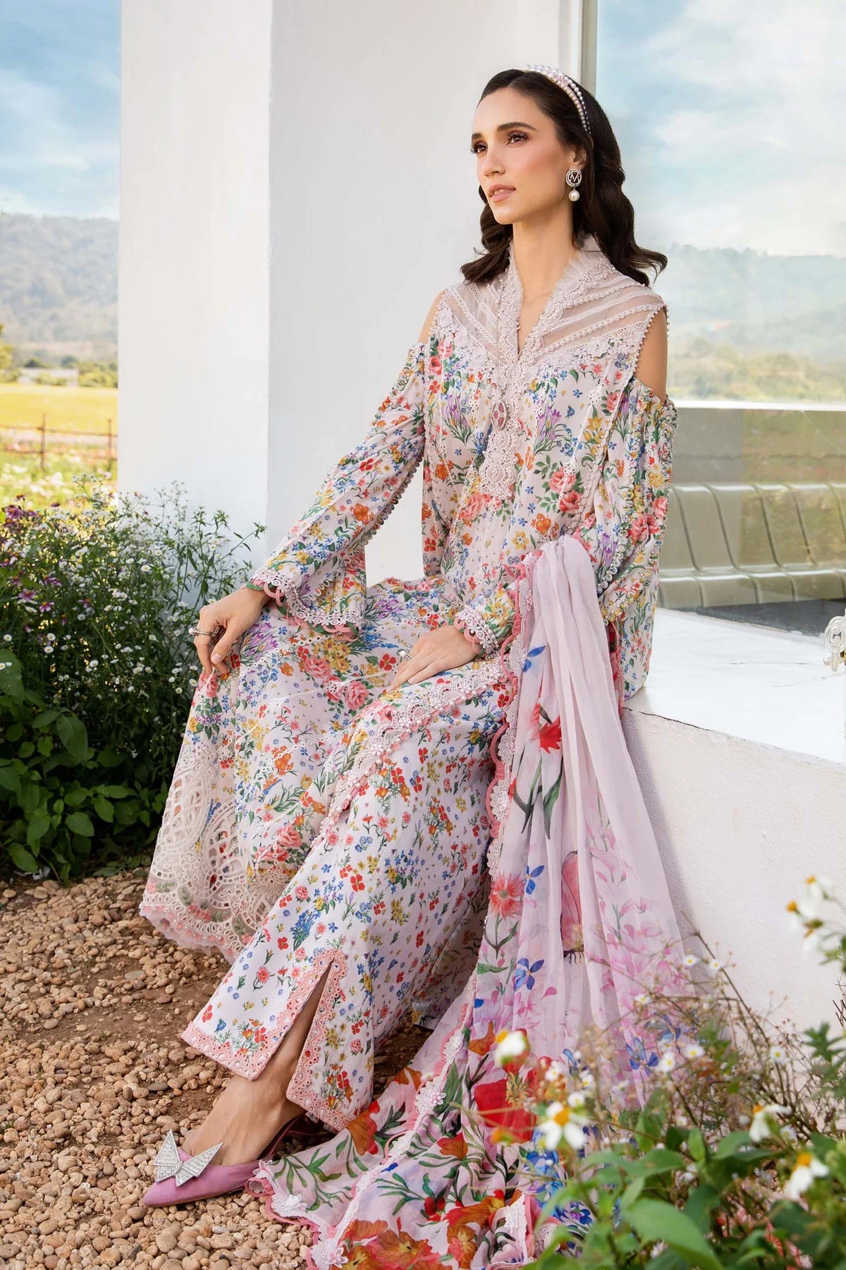 MPT-2507-A | Maria B | Mprints Lawn 2025